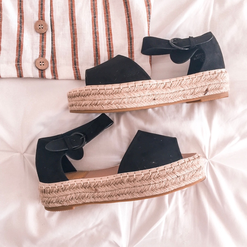 Black Platform Sandal